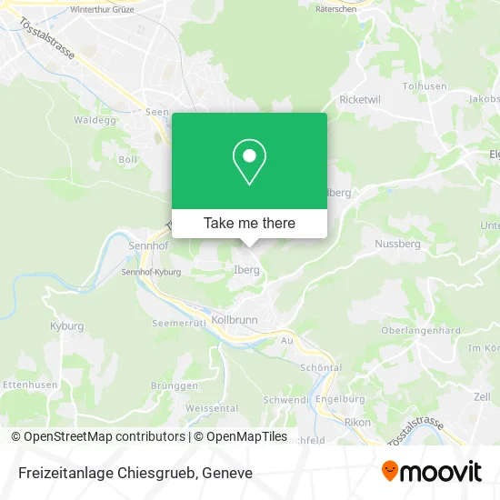 Freizeitanlage Chiesgrueb map