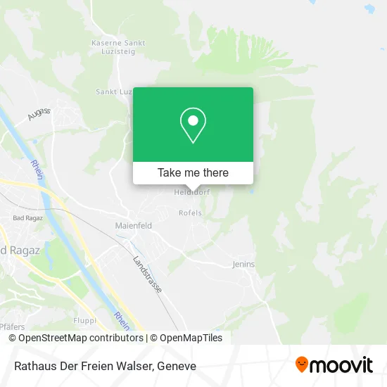 Rathaus Der Freien Walser map