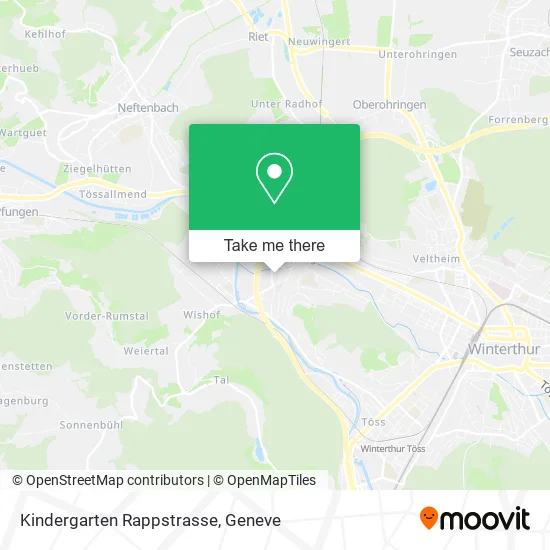 Kindergarten Rappstrasse map