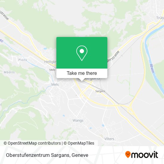 Oberstufenzentrum Sargans map