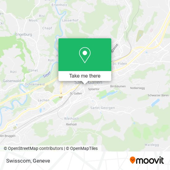 Swisscom map