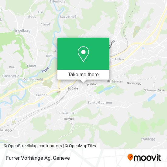 Furrer Vorhänge Ag map