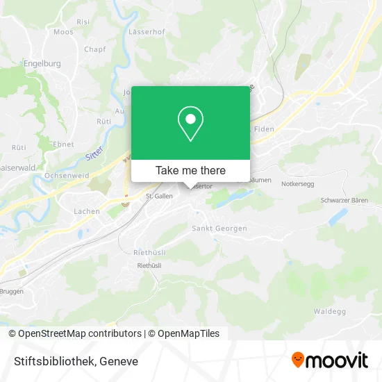 Stiftsbibliothek map