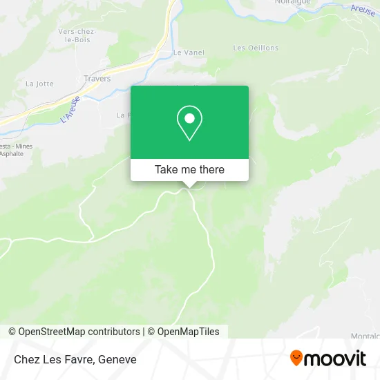 Chez Les Favre map
