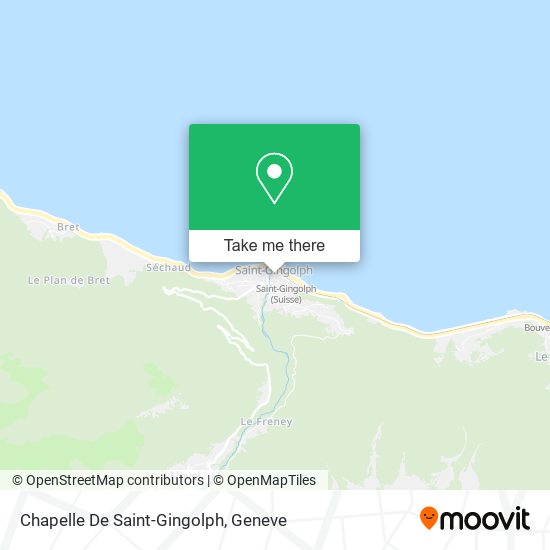 Chapelle De Saint-Gingolph map