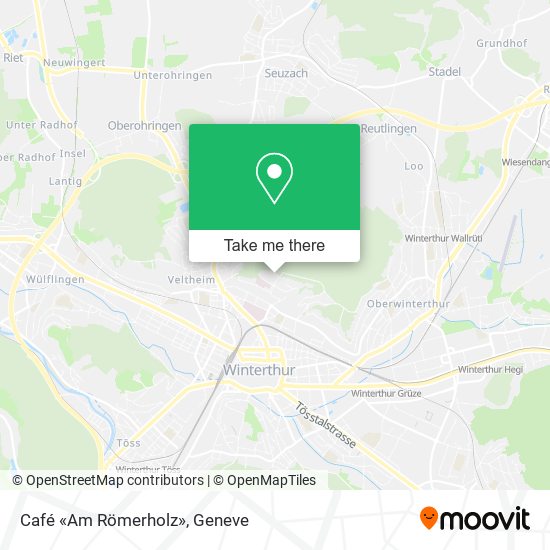 Café «Am Römerholz» map