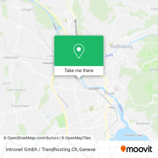 Intronet Gmbh / Trendhosting.Ch map