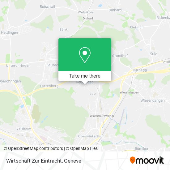 Wirtschaft Zur Eintracht map
