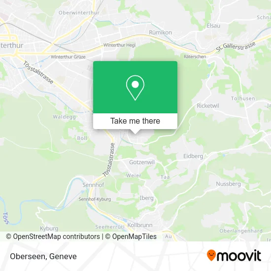 Oberseen map