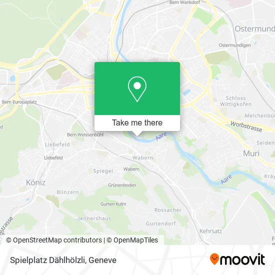 Spielplatz Dählhölzli map