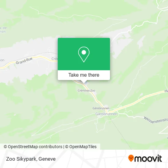 Zoo Sikypark map