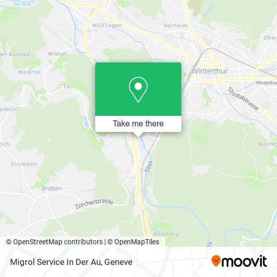 Migrol Service In Der Au map