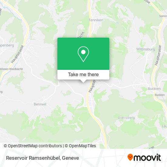 Reservoir Ramsenhübel map