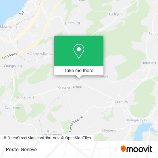 Poste map