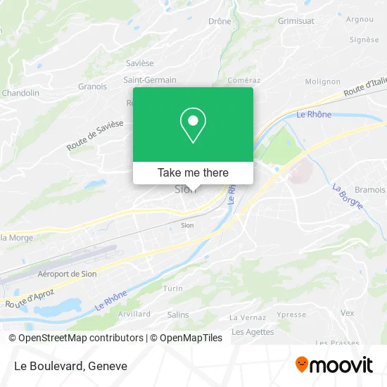 Le Boulevard map