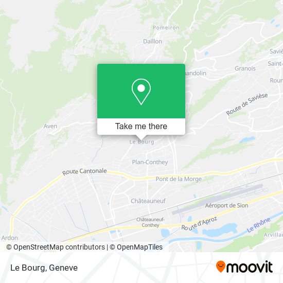 Le Bourg map