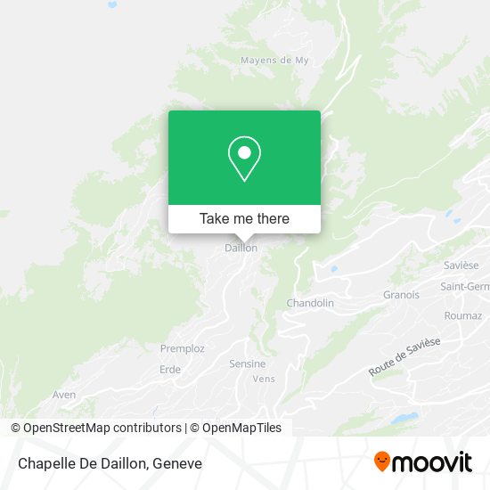 Chapelle De Daillon map