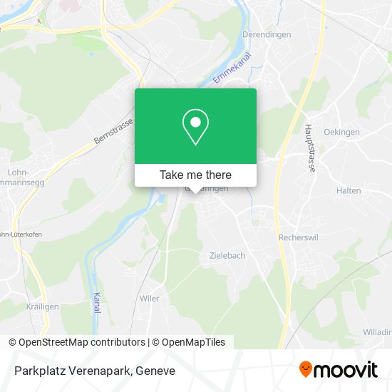 Parkplatz Verenapark map
