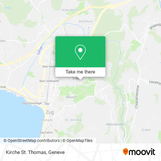 Kirche St. Thomas map