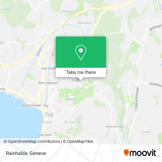 Rainhalde map