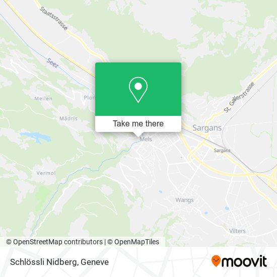 Schlössli Nidberg map