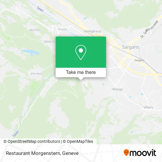 Restaurant Morgenstern map