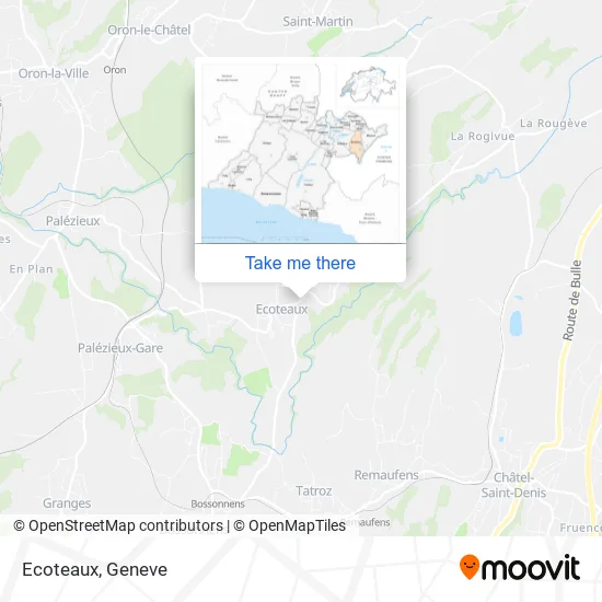 Ecoteaux map