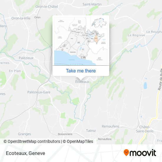 Ecoteaux map