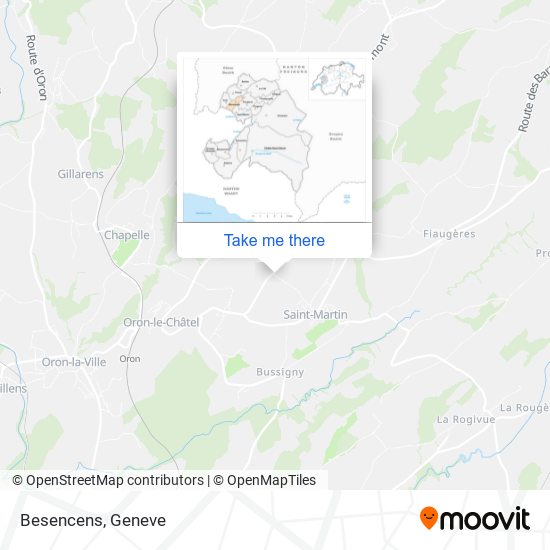 Besencens map