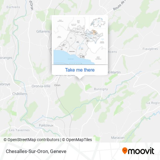 Chesalles-Sur-Oron map