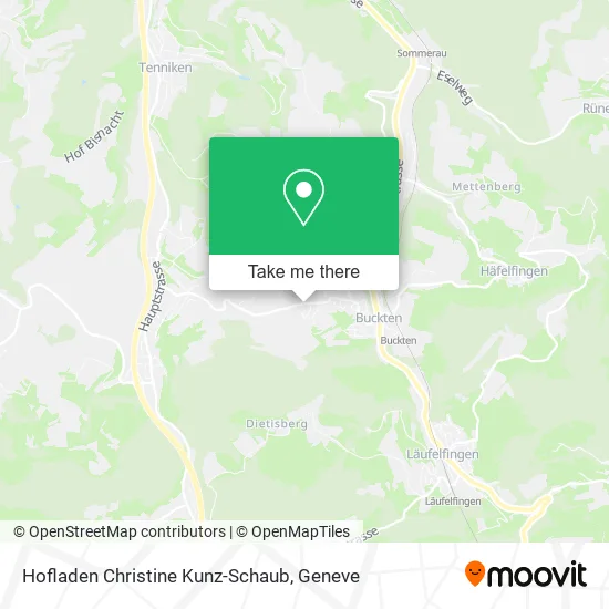 Hofladen Christine Kunz-Schaub map