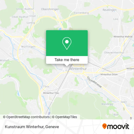 Kunstraum Winterhur map