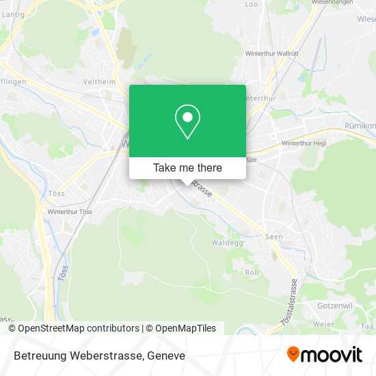 Betreuung Weberstrasse map