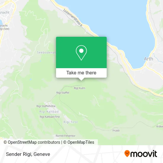 Sender Rigi map