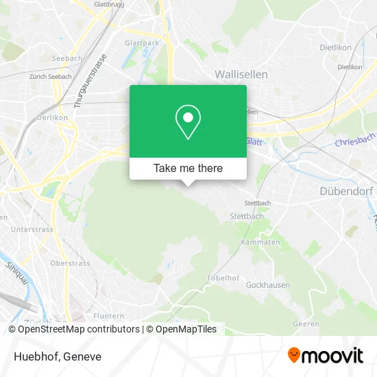 Huebhof map