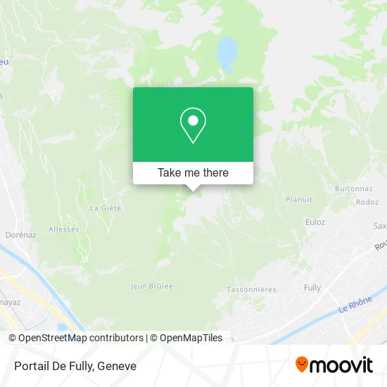 Portail De Fully map