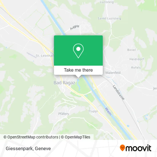 Giessenpark map