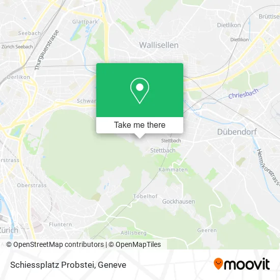 Schiessplatz Probstei map