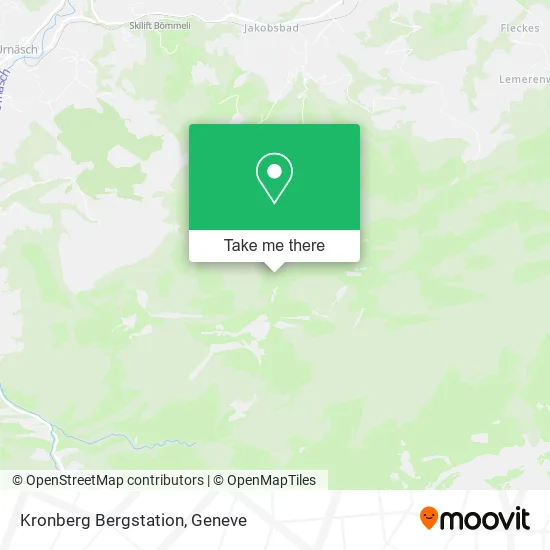 Kronberg Bergstation map