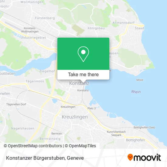 Konstanzer Bürgerstuben map