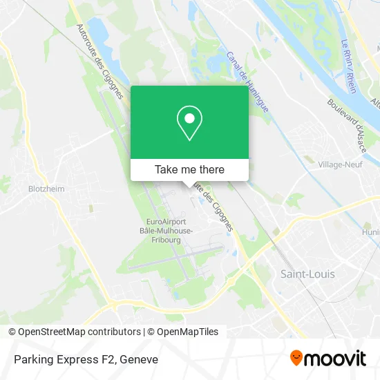 Parking Express F2 map