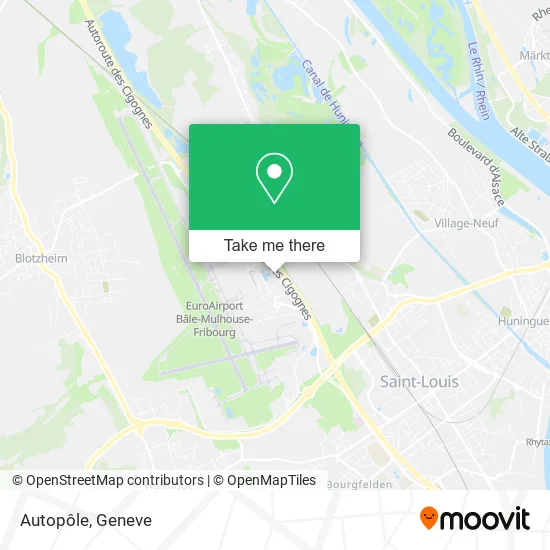 Autopôle map