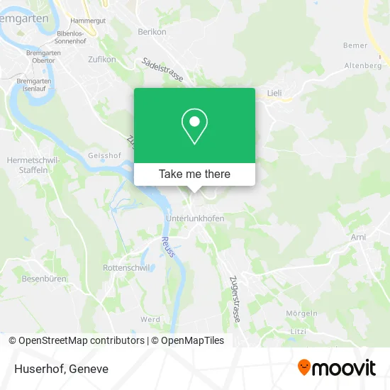 Huserhof map