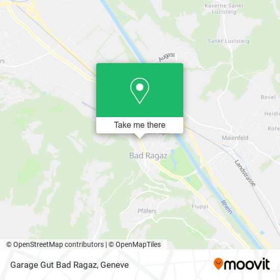 Garage Gut Bad Ragaz map
