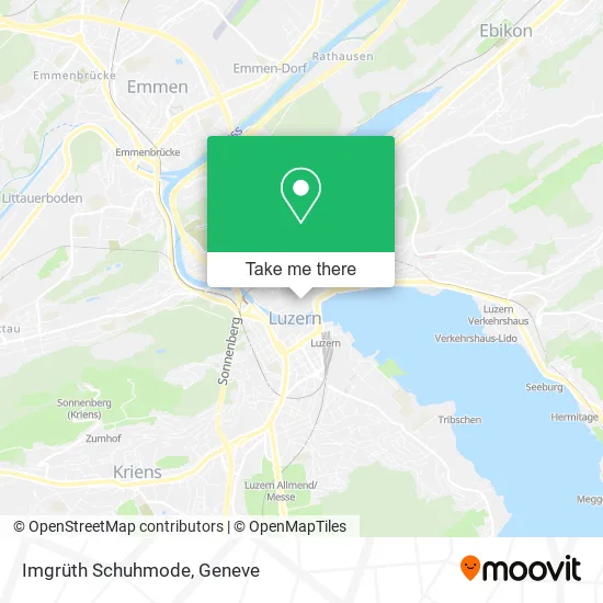 Imgrüth Schuhmode map