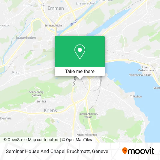 Seminar House And Chapel Bruchmatt map