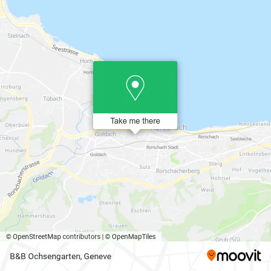 B&B Ochsengarten map