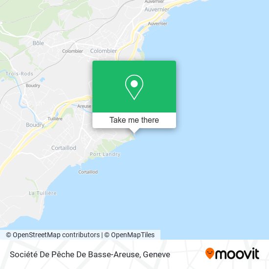 Société De Pêche De Basse-Areuse map