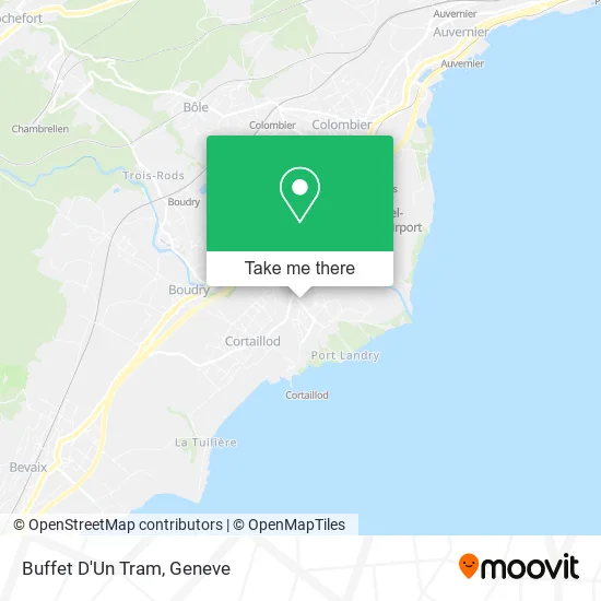 Buffet D'Un Tram map