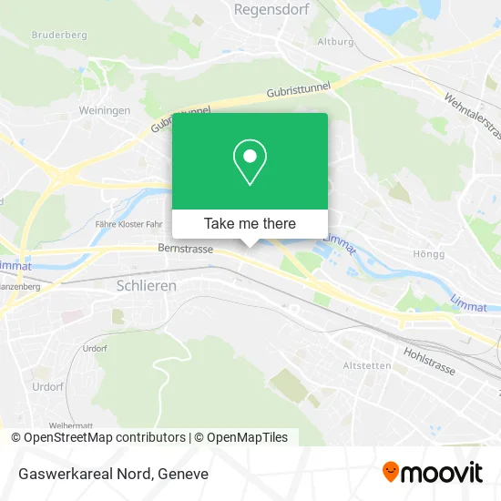 Gaswerkareal Nord map